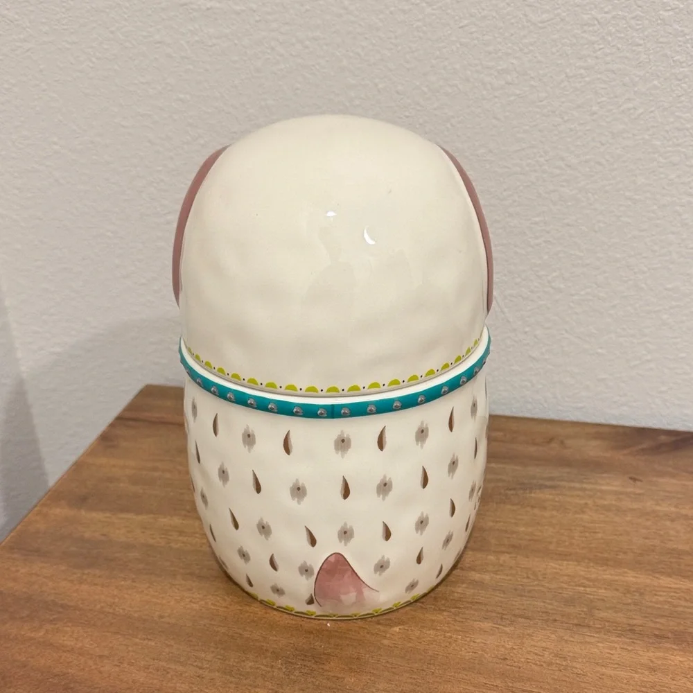 Natural Life Ceramic Dog Treat Jar